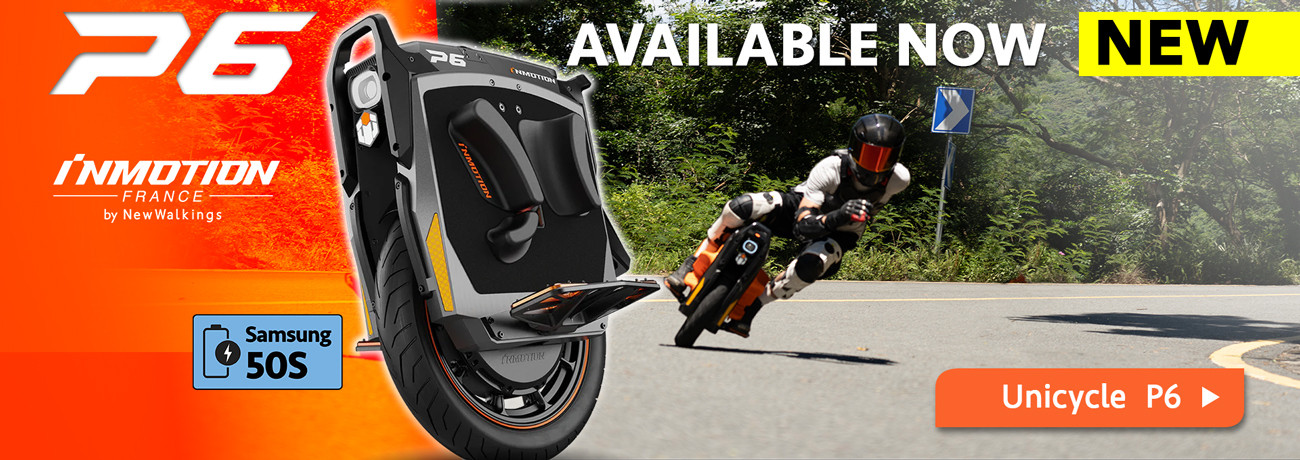 New Inmotion P6 Electric Unicycle: The World's Fastest and Most Powerful Electric Unicycle