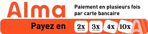 Paiement en plusieurs fois avec Alma: paiement en 2 ou 3 fois sans frais ou en 4 et 10 fois